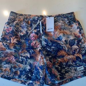 Bather Blue Forest Swim Trunk — Size Large. NWT